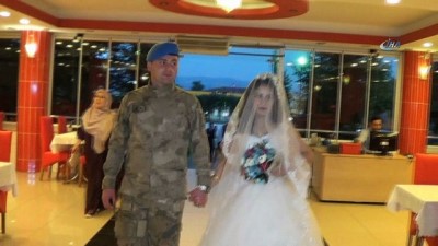 kefen -  Kendi Düğününe Askeri Üniforma İle Geldi  Videosu