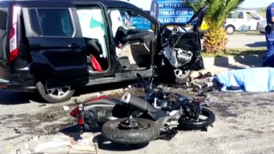 carpma ani -  Antalya'da feci kaza: 1 ölü, 2 yaralı  Videosu