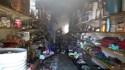 market - Manavgat'ta iş yeri yangını - ANTALYA Videosu