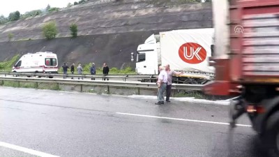 direksiyon - Tır bariyerlere çarptı: 1 yaralı - ORDU Videosu