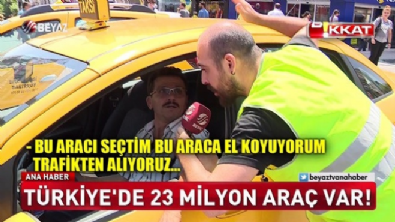 Türkiye'de 23 milyon araç var