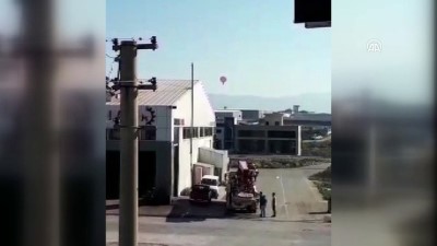 muhalefet - Sıcak hava balonu, hava muhalefeti nedeniyle sürüklendi - DENİZLİ  Videosu