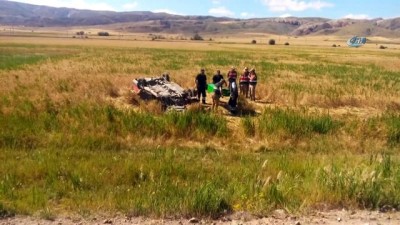 kisla -  Sivas’ta trafik kazası 1 ölü 2 yaralı Videosu