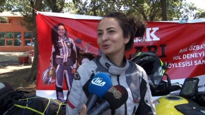  Motosikletiyle 3 kıtada 20 ülke gezen Asil Özbay, yol deneyimlerini anlattı 