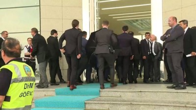 'Cumhurbaşkanlığı Göreve Başlama Töreni' - Groysman, Medvedev, Margvelashvili ve Katar Emiri El Sani - ANKARA