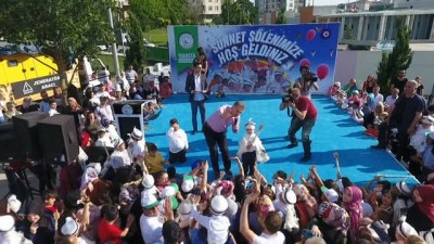 sunnet soleni -  Gaziosmanpaşalı bin 300 çocuk erkekliğe ilk adımı attı  Videosu