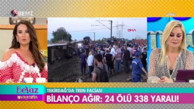 Tekirdağ'da tren faciası 