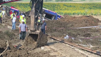tren kazasi - Tren kazası - Onarım çalışmaları - TEKİRDAĞ  Videosu