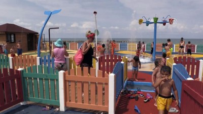 urug - Çocuklar su oyun parkında serinliyor - ORDU  Videosu