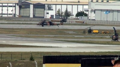 sparta -  Helikopterler ardı ardına havalandı... Başkent'te dikkat çeken hava hareketliliği  Videosu