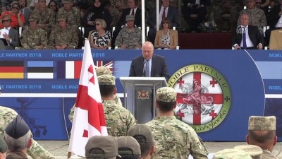 tatbikat - Noble Partner 2018 Çok Uluslu Tatbikatı başladı - TİFLİS  Videosu