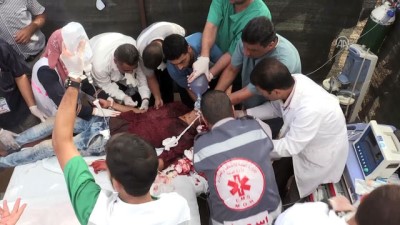 saglik gorevlisi - İsrail Gazze sınırında bir sağlık görevlisini şehit etti - GAZZE Videosu