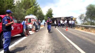 Muğla'da kamyon devrildi: 1 ölü