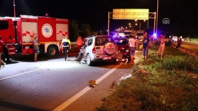 direksiyon - Saman yüklü tır devrildi: 2 yaralı - TEKİRDAĞ  Videosu