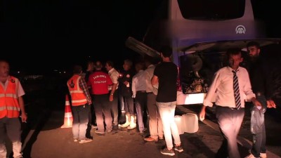 yolcu otobusu - Şanlıurfa'da yolcu otobüsünde yangın paniği Videosu