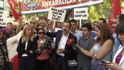 kalaba -  Ankaralılardan 'Dolar' tepkisi: “Dolar yerde, TL cepte”  Videosu