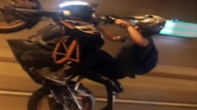 baros -  Beşiktaş Tüneli’nde tek teker kazası kamerada Videosu