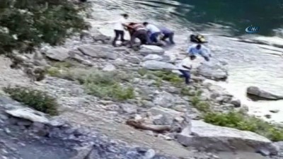 dalgic polis -  Küp Şelalesi'ndeki mağarada kaybolan 3 kişinin cansız bedenine ulaşıldı Videosu