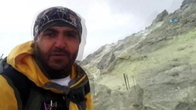 fosil - Vanlı dağcılar 5671 rakımlı İran’ın Demavend Dağı'na tırmandı  Videosu