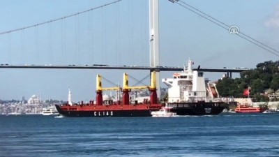 kargo gemisi - Arızası giderilen gemi rotasına devam etti - İSTANBUL  Videosu
