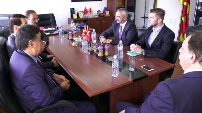 dera - Samsun'dan gelen heyet Makedonya'da - ÜSKÜP  Videosu