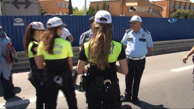 polis -  Hatalı sürücüye 'Kırmızı Düdük Projesi' Videosu