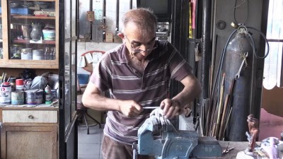 aluminyum - Mini madenci heykelleri 'Remzi Usta'nın elinde şekilleniyor - ZONGULDAK  Videosu