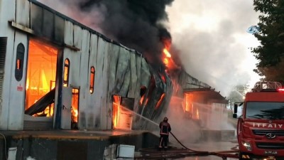 fabrika -  OSB içindeki dev fabrika cayır cayır yandı  Videosu