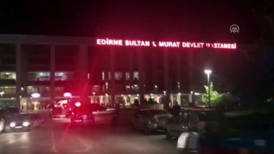 İki Yunanlı asker tahliyeleri sonrası Edirne Devlet hastanesine getirildi - EDİRNE 