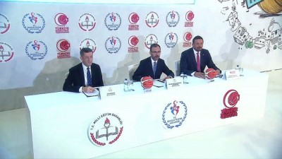 'Basketbol Saha Projesi' iş birliği protokolü imza töreni - ANKARA 