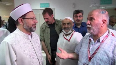 - Diyanet İşleri Başkanı Erbaş’tan Mekke’de hasta ziyareti