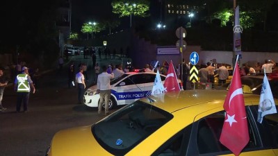 Taksicilerden ABD'ye tepki - İSTANBUL 