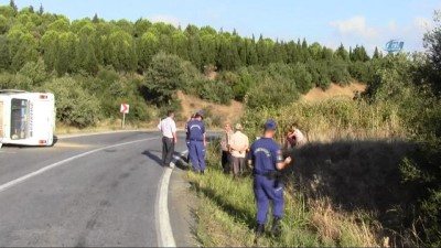 tahkikat -  Tarım işçilerini taşıyan minibüs devrildi: 12 yaralı  Videosu