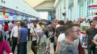 hizli tren - AŞTİ'de Kurban Bayramı yoğunluğu - ANKARA Videosu