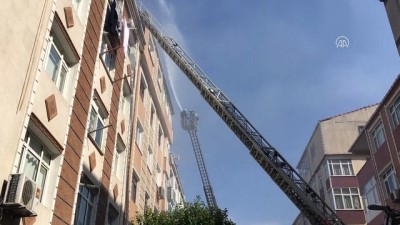 Güngören'de apartman dairesinde yangın - İSTANBUL