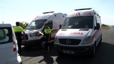 Konya'da otomobil sulama kanalına düştü: 4 yaralı