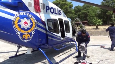 trafik denetimi - Muğla'da 'helikopterle' bayram denetimi Videosu