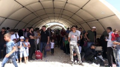 gumruk kapisi - Sınır kapısında bayram yoğunluğu sona erdi - KİLİS Videosu