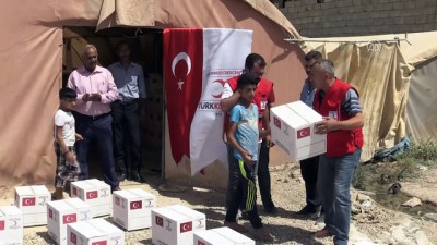 mezhep - Türk Kızılayından Türkmen çocuklara 'bayramlık yardımı' - KERKÜK Videosu