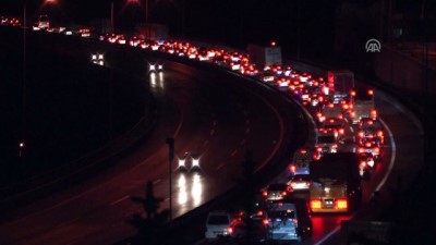 trafik yogunlugu - Anadolu otoyolunda bayram trafiği yoğunluğu - KOCAELİ  Videosu