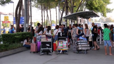 personel sayisi - Antalya'ya bayramda turist akını  Videosu