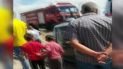 uzman erbas -  Askerlerin içinde bulunduğu otomobil takla attı: 1 ölü, 5 yaralı  Videosu