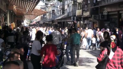 bayram alisverisi - Çarşı ve pazarda bayram yoğunluğu - GAZİANTEP Videosu