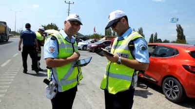 trafik yogunlugu -  Kaymakam trafik denetimine katılıp, sürücüleri uyardı  Videosu