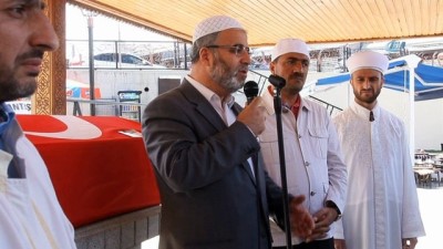  Müftülükteki saldırıda hayatını kaybeden imam son yolculuğuna uğurlandı 