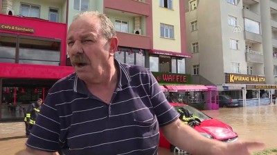 Sağanak ve dolu taşkına yol açtı - ERZURUM