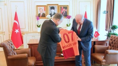 forma - Galatasaray Başkanı Mustafa Cengiz'den İBB Başkanı Uysal'a ziyaret Videosu