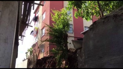 arbede - İstinat duvarı çöken inşaat mühürlendi - İSTANBUL Videosu
