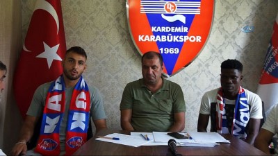 kulup baskani - Karabükspor iki genç futbolcuyu kadrosuna kattı Videosu