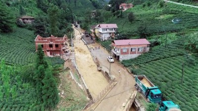 cay bahcesi -  Rize’de şiddetli yağıştan en fazla etkilenen Muradiye Beldesi havadan görüntülendi  Videosu